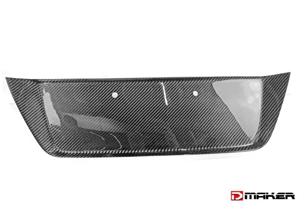 1521 Subaru WRX STI 4th Sedan Rear License Plate Frame Carbon Cover Trim